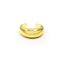 Load image into Gallery viewer, Adjustable Minimalist Yellow Gold Plated Dome Ring
