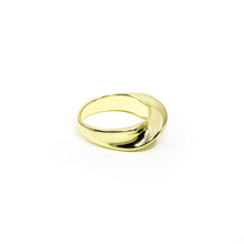 Load image into Gallery viewer, Adjustable Minimalist Yellow Gold Plated Twisted Band
