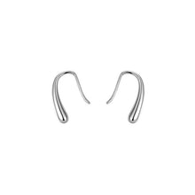 Load image into Gallery viewer, Minimalist Silver Teardrop Earrings
